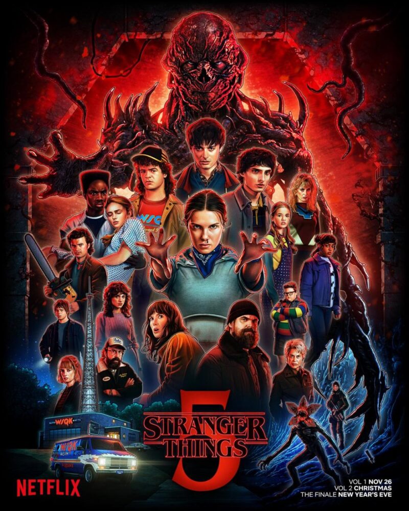Zdjęcie okładkowe wpisu: Stranger Things – recenzja finałowego sezonu! Nie płacz kiedy odjadę