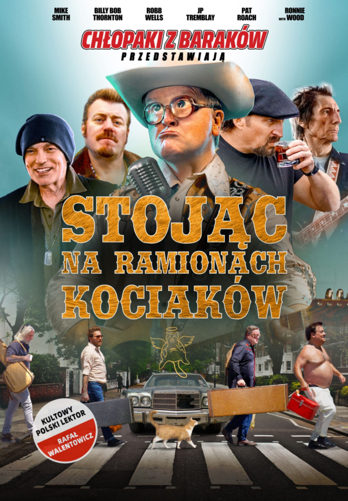 Zdjęcie okładkowe wpisu: Chłopaki z baraków przedstawiają: Stojąc na ramionach kociaków – recenzja filmu! Gapisz mi się na zespół?