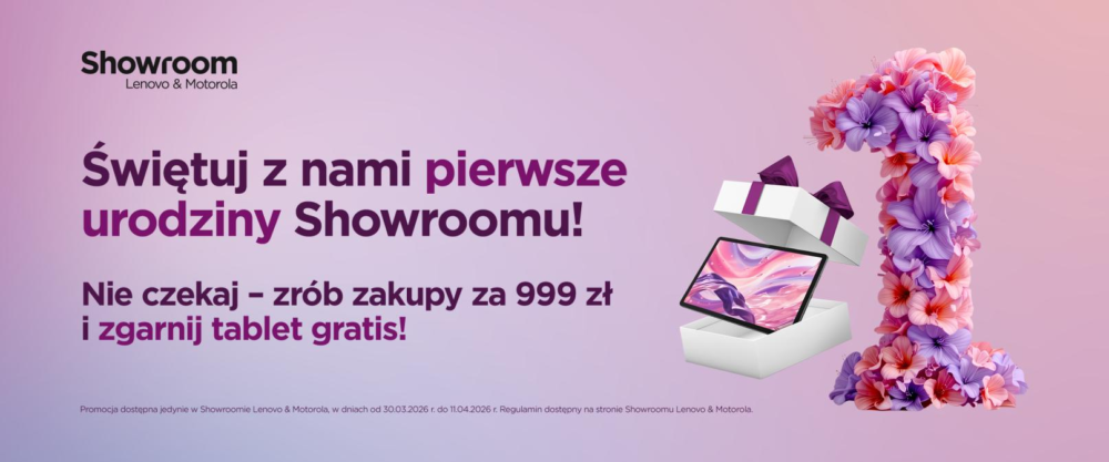 Zdjęcie okładkowe wpisu: Pierwsze urodziny Showroomu Lenovo & Motorola w Warszawie – technologia, emocje i prezenty!