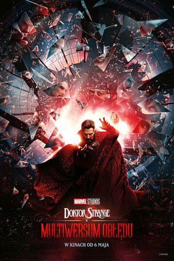 Okładka filmu Doktor Strange w multiwersum obłędu