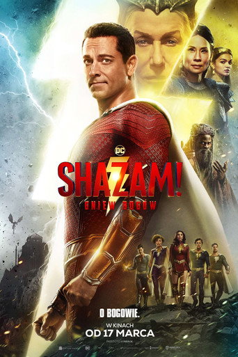 Okładka filmu Shazam! Gniew bogów