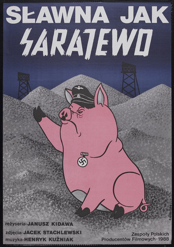 Okładka filmu Sławna jak Sarajewo