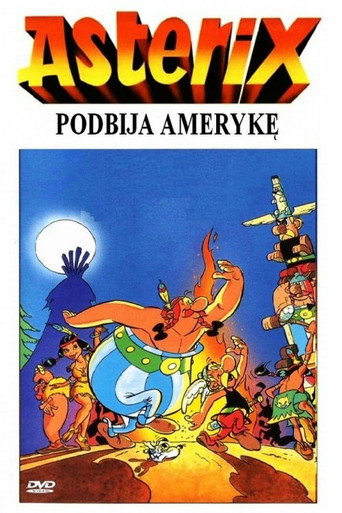 Okładka filmu Asteriks podbija Amerykę
