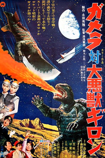 Okładka filmu ガメラ対大悪獣ギロン