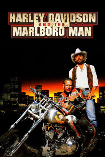 Okładka filmu Harley Davidson i Marlboro Man