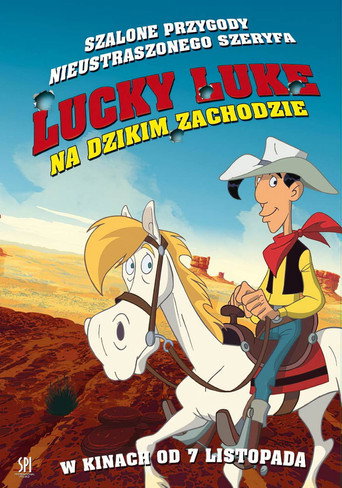 Okładka filmu Lucky Luke na Dzikim Zachodzie