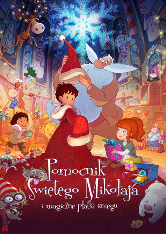 Okładka filmu Pomocnik Świętego Mikołaja i Magiczne Płatki Śniegu