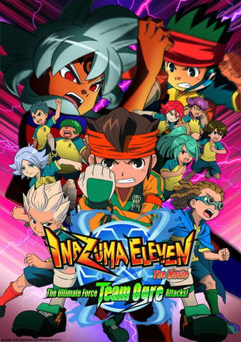 Okładka filmu Inazuma Eleven – Ostateczna siła. Drużyna Ogrów atakuje