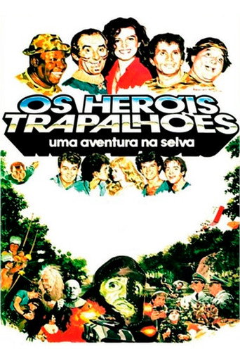 Okładka filmu Os Heróis Trapalhões: Uma Aventura na Selva
