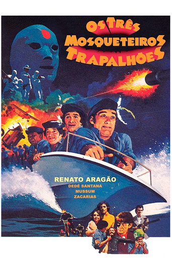Okładka filmu Os Três Mosqueteiros Trapalhões