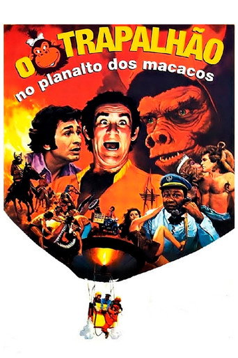 Okładka filmu O Trapalhão no Planalto dos Macacos