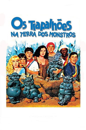 Okładka filmu Os Trapalhões na Terra dos Monstros