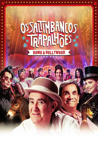 Okładka filmu Os Saltimbancos Trapalhões: Rumo a Hollywood
