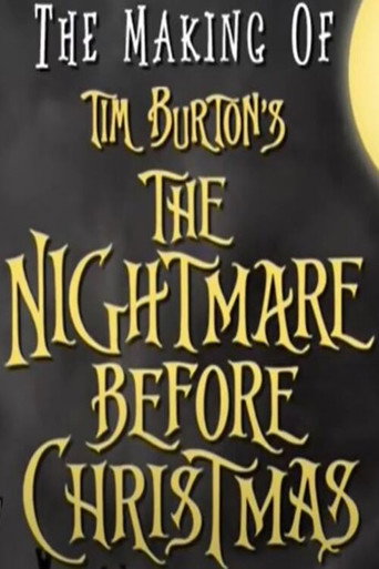 Okładka filmu The Making of Tim Burton’s 'The Nightmare Before Christmas’