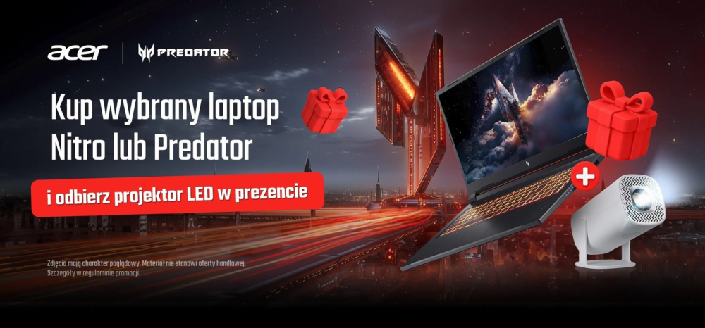 Zdjęcie okładkowe wpisu: Grasz i oglądasz filmy? Acer ma promocję z darmowym projektorem