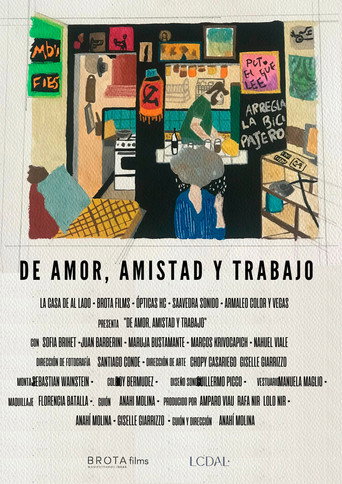 Okładka filmu De amor, amistad y trabajo