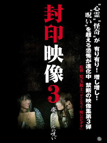 Okładka filmu 封印映像3 廃トンネルの呪い