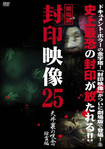 Okładka filmu 封印映像25 天井裏の呪念 除霊編