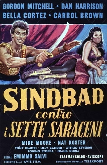 Okładka filmu Obsada filmu Sinbad przeciwko siedmiu Saracenom