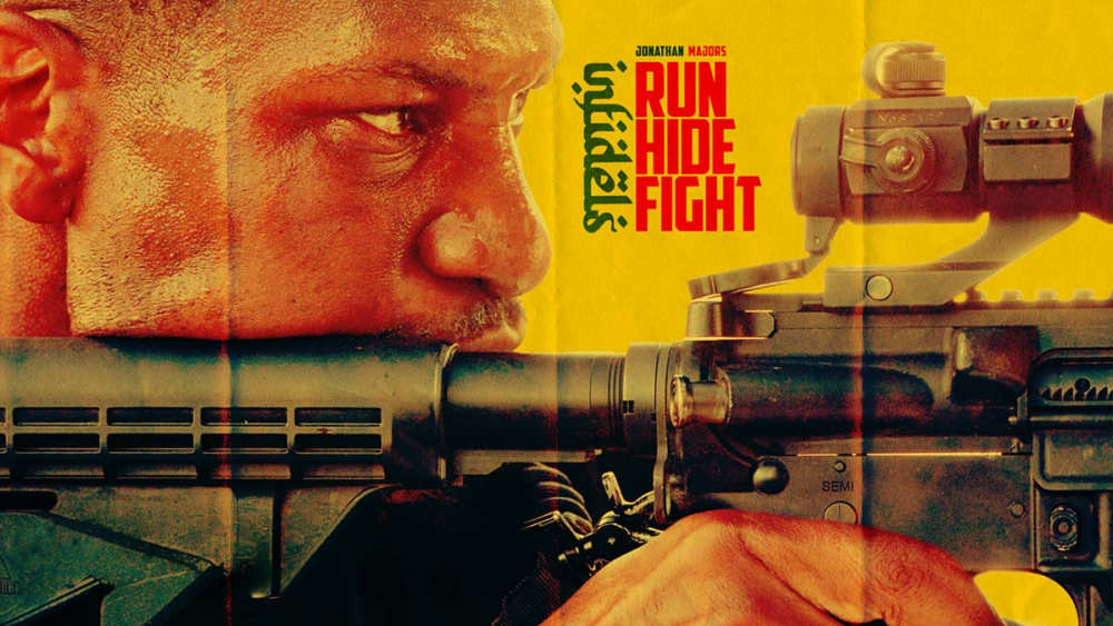 Zdjęcie okładkowe wpisu: Jonathan Majors wraca do Hollywood! Kontrowersyjny akcyjniak Run Hide Fight: Infidels dostał zwiastun