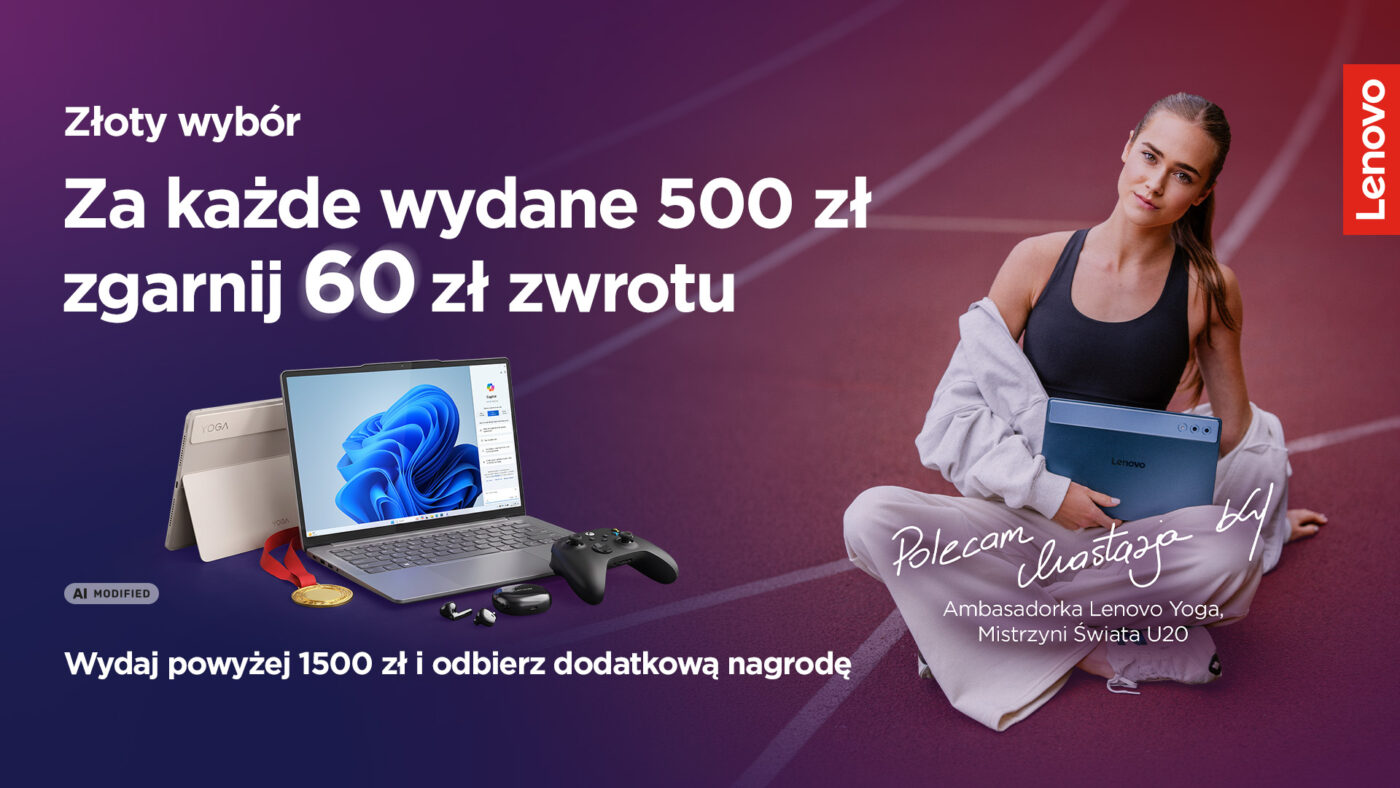 Zdjęcie okładkowe wpisu: Lenovo ułatwia studentom rozpoczęcie roku akademickiego. Cashback i akcesoria gratis przy zakupie wybranych urządzeń